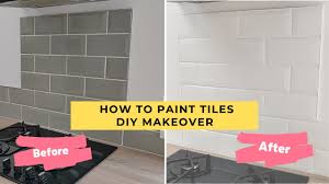how to paint tiles white uk budget