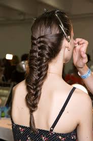 Easy and chic double hairstyle. Weekend Hairstyle To Try The Mermaid Braid Stylecaster