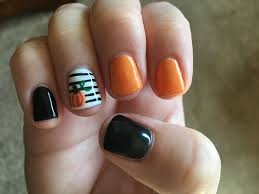Paint your nail with the color of the character's. October Nails Nails October Nails Nail Designs