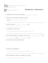 Homework help for earth science