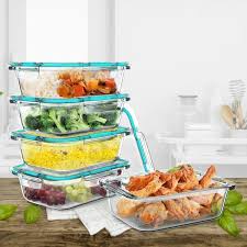 10 Piece Glass Food Storage Containers