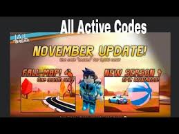In this video, i show all codes for jailbreak on roblox during 2019 november, so make sure to subscribe to never miss another. All New Jailbreak Codes Season 4 Roblox Roblox