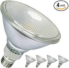 We researched top bulbs, so you can pick one to light your outdoor space. Par38 Led Flood Light Bulb Classic Glass Bright White Light 18w 70w 150w Par38 Halogen Equivalent Led Daylight 5000k E26 Base Indoor Outdoor Waterproof Ip65 120v 4 Pack Amazon Com