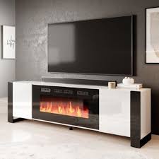 Woody Bl Ef Electric Fireplace 77 Tv