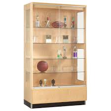 solid wood premier display cabinet