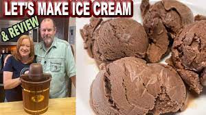 making ice cream reviewing the