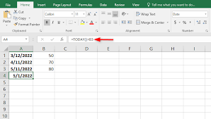 calculate 90 days from date in excel