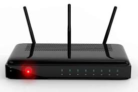 the spectrum router s red light and