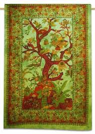 Mandala Tapestries 60inch Twin Tree Of