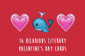 16 hilarious literary valentine s day cards