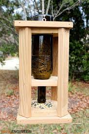 wine bottle bird feeder free diy