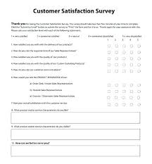 Customer Satisfaction Survey Template Client Xls
