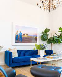 30 blue couch living room ideas we love