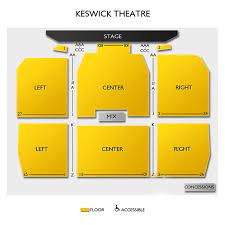 keswick theatre seating chart theatre