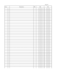 Free Printable Accounting Ledger Paper Template Download 5 Sheets