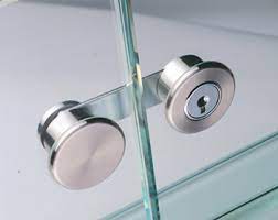 glass door cam lock cam with plate