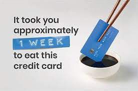 Creating a fake credit card is one of the situations that raise questions in many people's minds. Could You Be Eating A Credit Card A Week Wwf