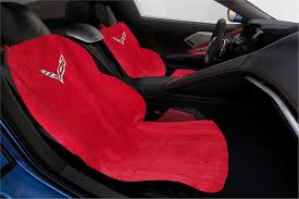 Chevy Corvette C8 Logo Cotton Towel Car