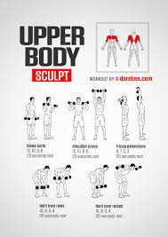 upper body sculpt darebee workout
