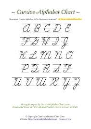 Collection Free Printable Cursive Alphabet Photos Easy