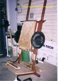 Diy leg press equipment can be used in your home gym with a squat rack and weight bench for leg strength training. Homemade Leg Press Machine Plans Buscar Con Google Diy Home Gym At Home Gym Diy Gym Equipment