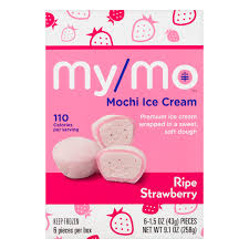 my mo mochi ice cream ripe strawberry