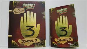 Gravity Falls Journal 3 Review Diarios Originales en Español e Inglés -  YouTube