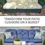 how to paint patio cushions at