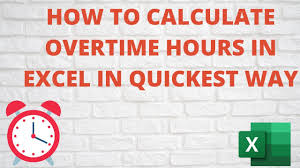 how to calculate overtime working hours