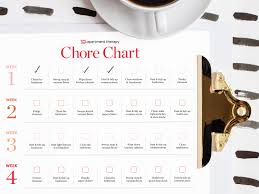The Best Printable Weekly Chore Chart Ever Apartment Therapy