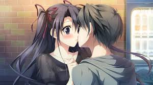 100 anime couple kiss wallpapers