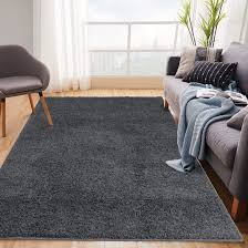 zacoo 11 x 15 dark gray area rug for