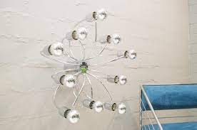 Vintage Chrome Wall Or Ceiling Lamps By