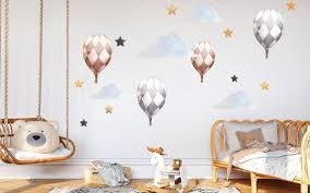 Hot Air Balloon Nursery Wall Decal