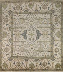 all over ivory oushak square area rug 12x12