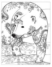 Download this adorable dog printable to delight your child. Zendoodle Coloring Winter Wonderland Coloring Book Bear Coloring Pages Animal Coloring Pages Mandala Coloring Pages