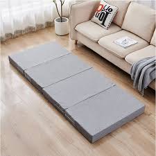 quadruple foam folding mattress and