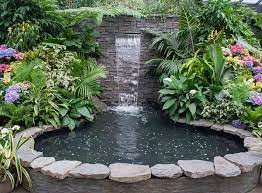 Raised Pond Waterfall Ideas Tranquil