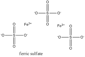 ferric sulfate formula