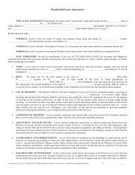 Residential Lease Agreement Document Edunova Co