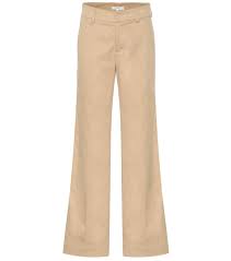 Market Linen And Cotton Twill Pants