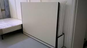 Horizontal Panel Wall Bed Panelled