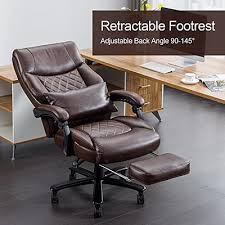 ergonomic leather office desk chair