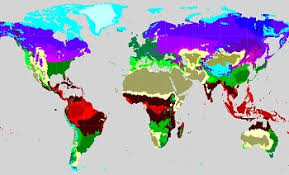 Agricultural Production Regions Associated With Bioclimatic