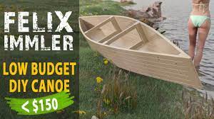 epic diy low budget canoe built from