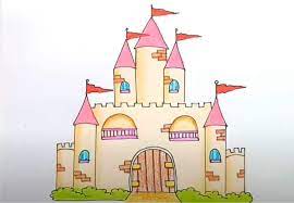 draw a castle step by step for beginners