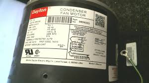dayton 3m990 condenser fan motor