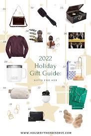 2022 holiday gift guide gifts for her