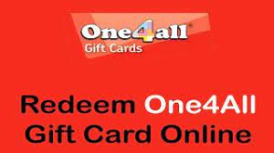 how to redeem one4all gift card use