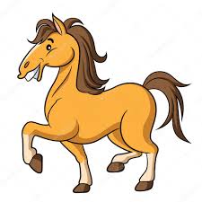 horse cartoon stock vector by